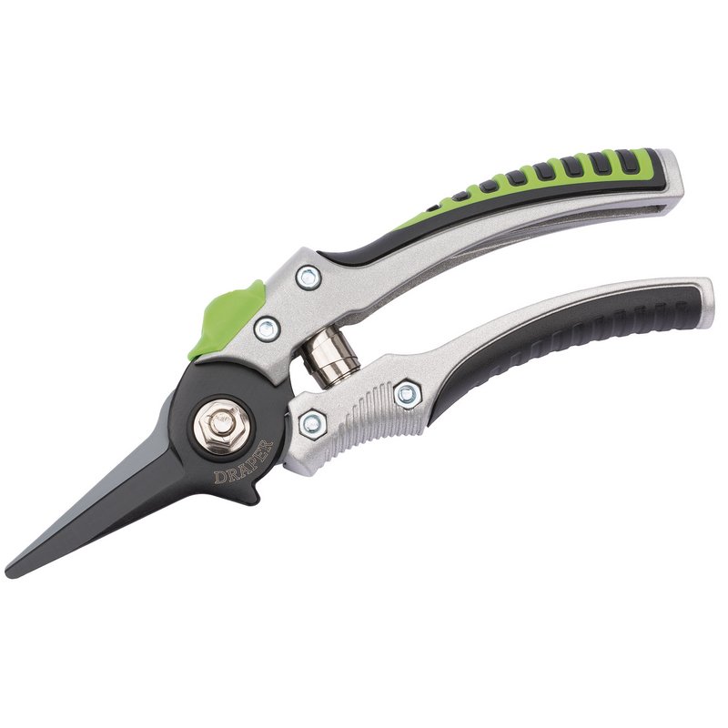 Draper 36550 Non-Slip Pruning Secateurs, 180mm