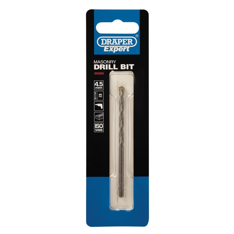 Draper Masonry Drill Bit, 4.5mm X 85mm Dr-39260