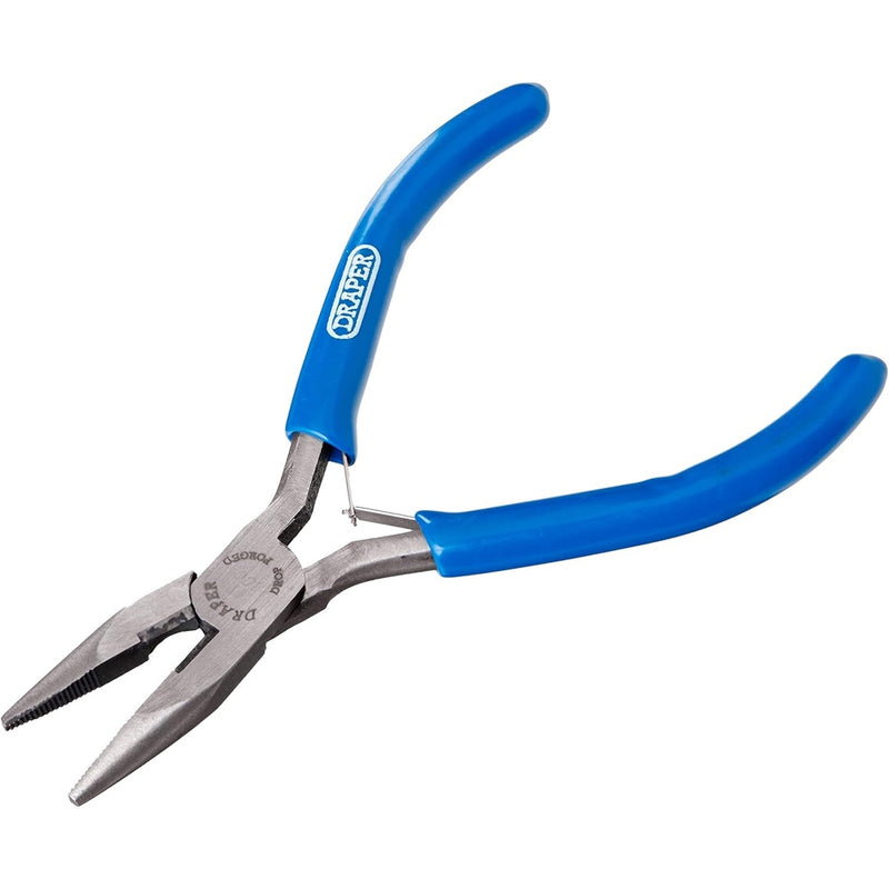 Draper Mini Long Nose Pliers 19647 Spring Loaded 115mm