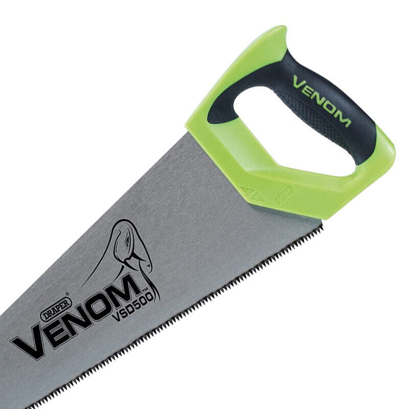 Draper 82194 Venom Handsaw First Fix Double Ground 500mm 7tpi/8ppi Lifetime Warranty