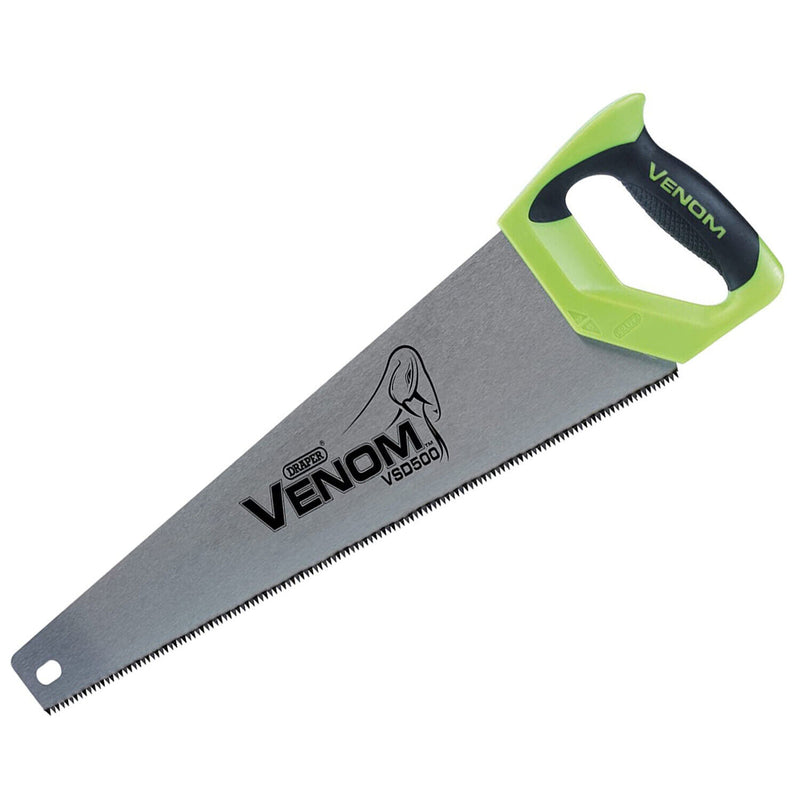 Draper 82194 Venom Handsaw First Fix Double Ground 500mm 7tpi/8ppi Lifetime Warranty