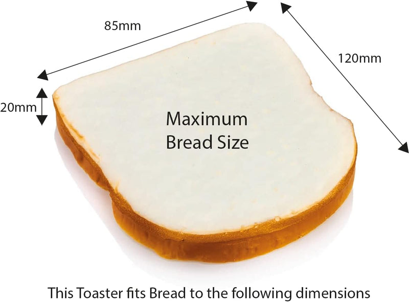 Premium White 1300w 4-slice Cool Touch Toaster W/ Crumb Tray 7 Browning Settings