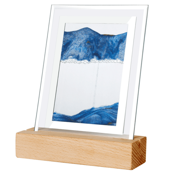 Moodscape Wooden Base LED QuickSand Picture