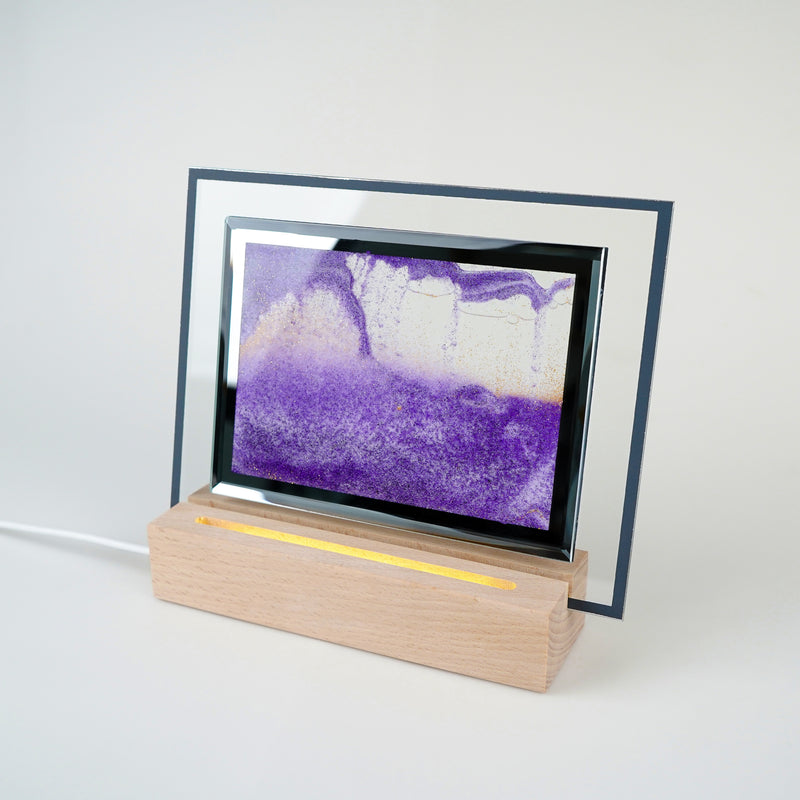 Moodscape Wooden Base LED QuickSand Picture