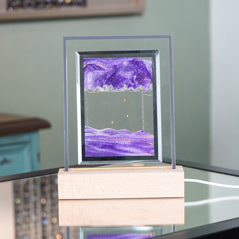 Moodscape Wooden Base LED QuickSand Picture