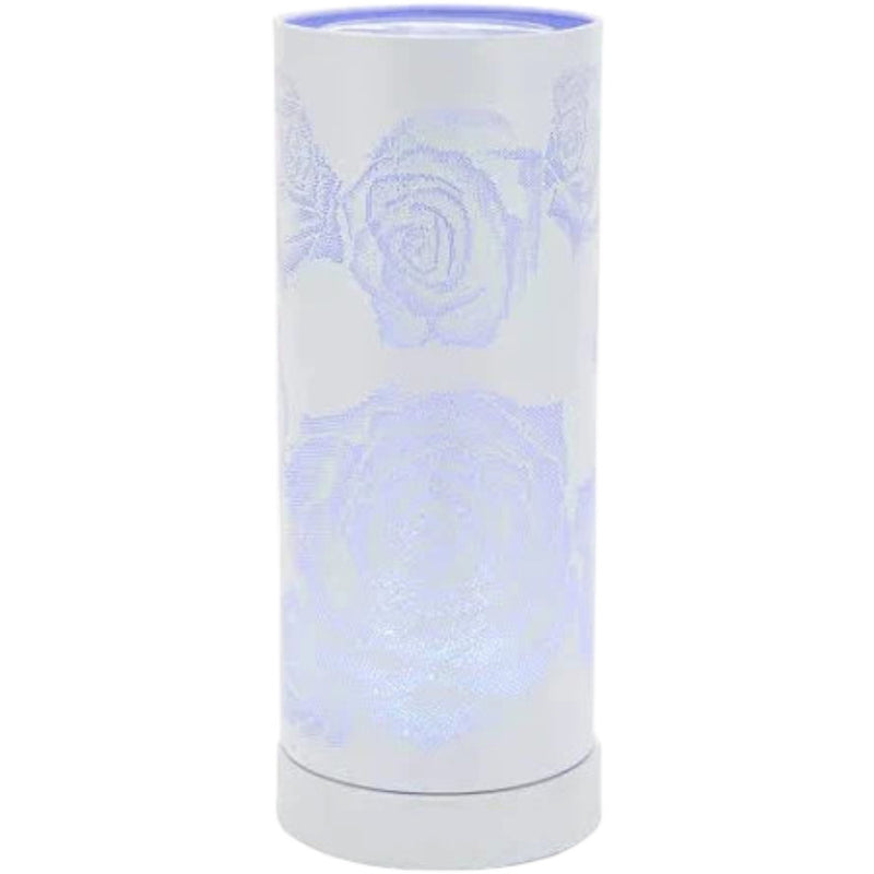 Aroma Colour Changing LED Electric Wax Oil Melt Warmer Lamp - White Rose