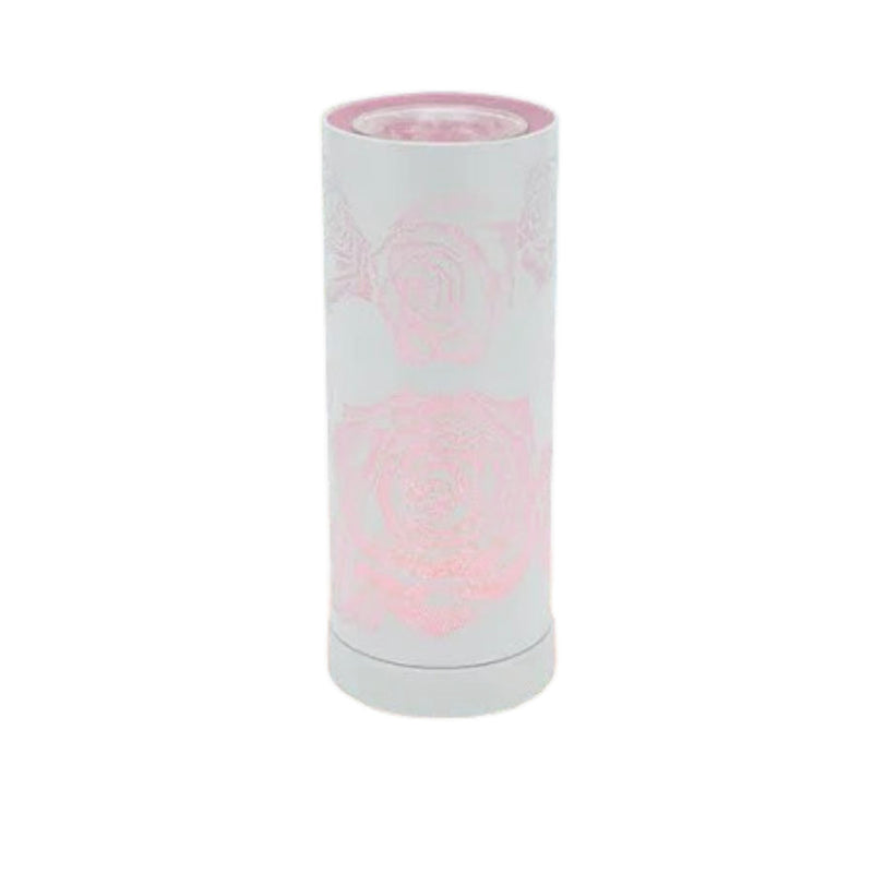 Aroma Colour Changing LED Electric Wax Oil Melt Warmer Lamp - White Rose