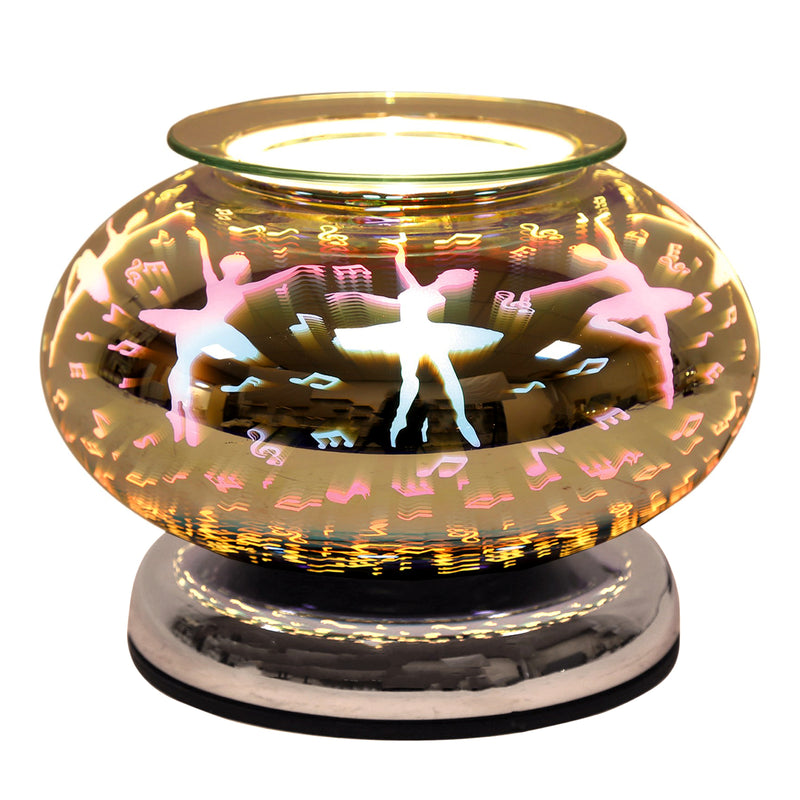 Electric Scented Wax Tart Melt Warmer with 3D Ballerina Design | Touch Control Lamp Aroma Fragrance Diffuser