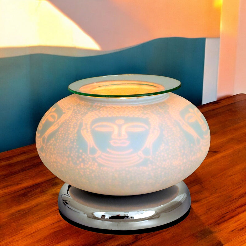 Electric Buddha Scented Wax Melt Warmer Touch Lamp Aroma Fragrance Diffuser