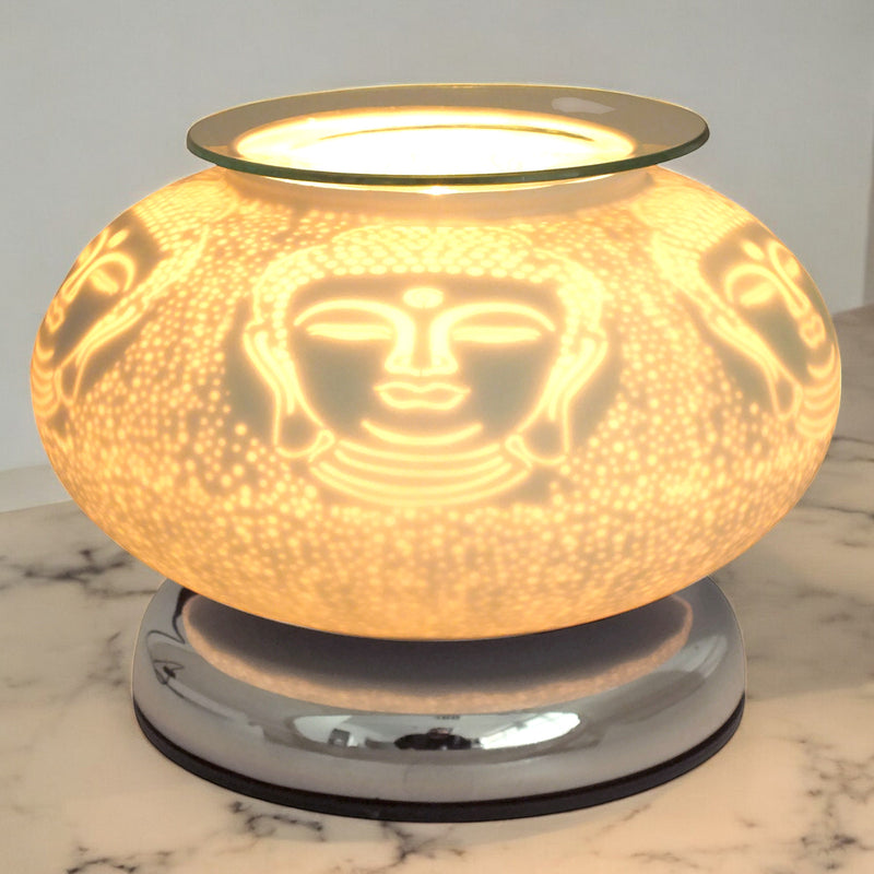 Electric Buddha Scented Wax Melt Warmer Touch Lamp Aroma Fragrance Diffuser