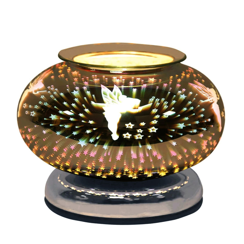 Scented Wax Melt Burner Tart Warmer 3D Fairy Design | Touch Lamp Aroma Fragrance Diffuser