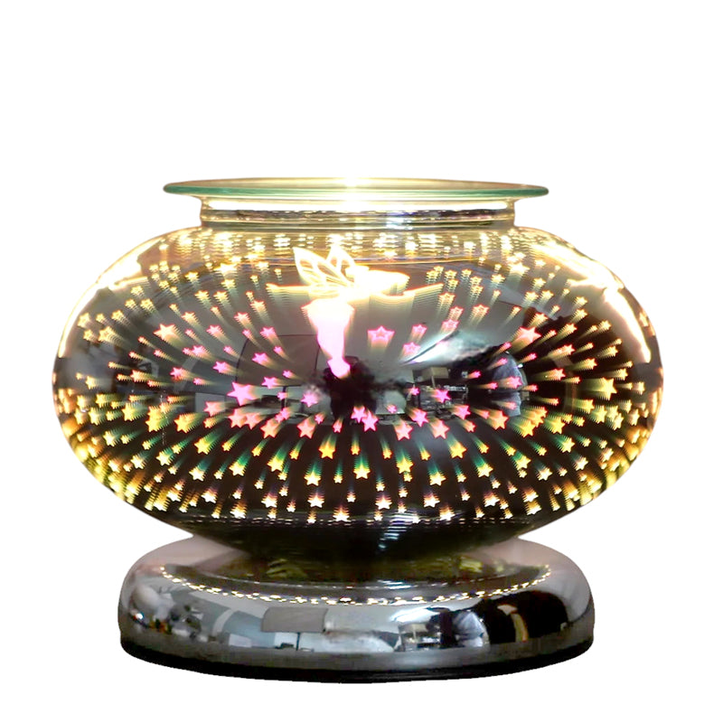 Scented Wax Melt Burner Tart Warmer 3D Fairy Design | Touch Lamp Aroma Fragrance Diffuser