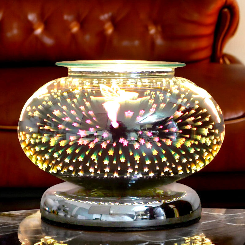 Scented Wax Melt Burner Tart Warmer 3D Fairy Design | Touch Lamp Aroma Fragrance Diffuser