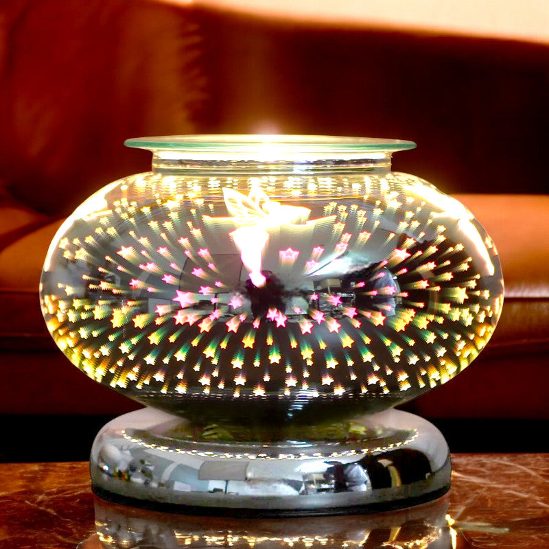 Scented Wax Melt Burner Tart Warmer 3D Fairy Design | Touch Lamp Aroma Fragrance Diffuser