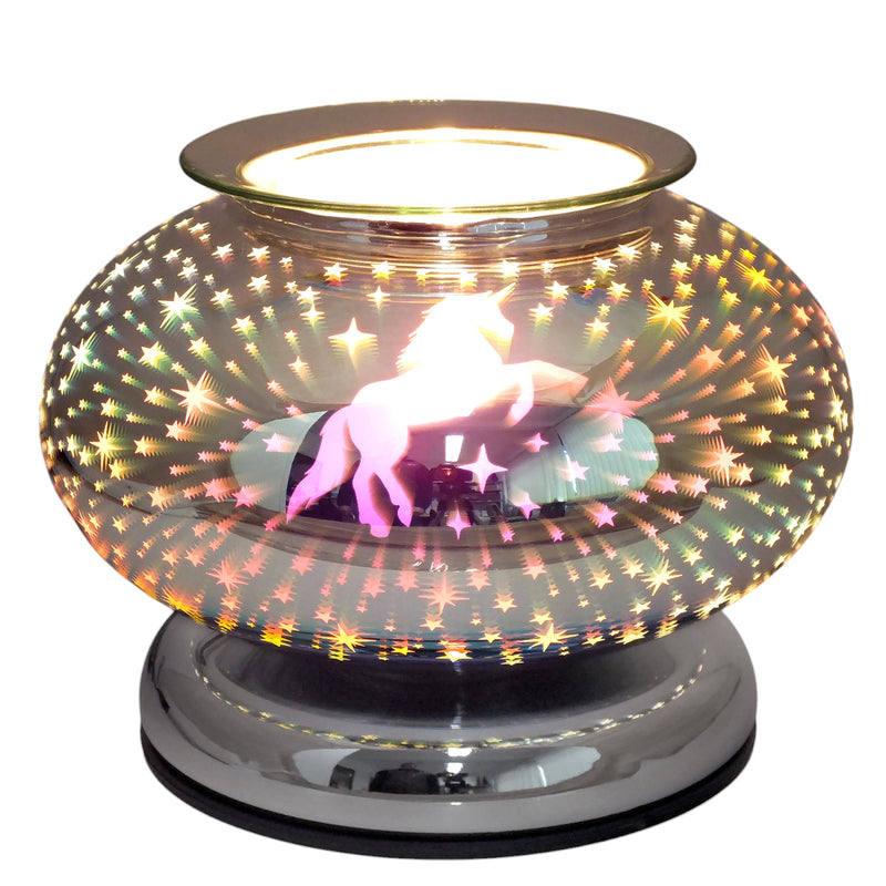 Electric Scented Wax Tart Melt Warmer with 3D Unicorn Design | Touch Control Lamp Aroma Fragrance Diffuser