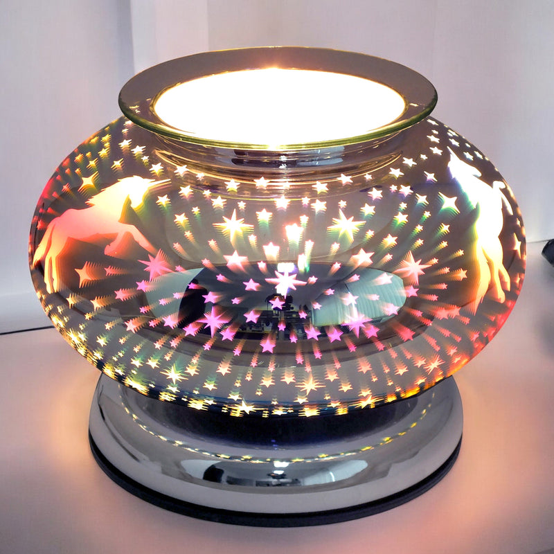 Electric Scented Wax Tart Melt Warmer with 3D Unicorn Design | Touch Control Lamp Aroma Fragrance Diffuser