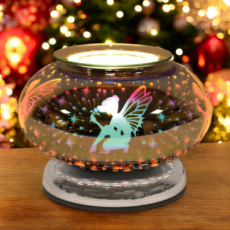 Electric Scented Wax Tart Melt Warmer with 3D Fairy Design | Touch Control Lamp Aroma Fragrance Diffuser