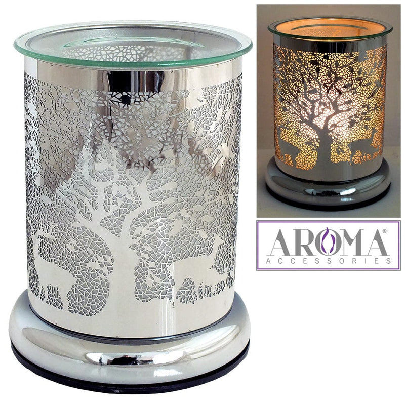 Aroma Accessories Electric Touch Control Aromatherapy Lamp Scented Wax Melt Burner Forest Scene