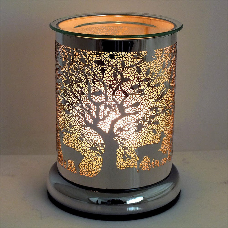 Aroma Accessories Electric Touch Control Aromatherapy Lamp Scented Wax Melt Burner Forest Scene