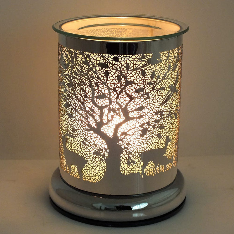 Aroma Accessories Electric Touch Control Aromatherapy Lamp Scented Wax Melt Burner Forest Scene