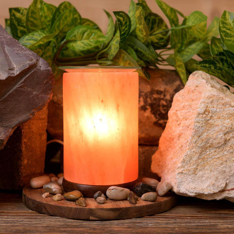 Aroma Accessories Himalayan Rock Salt Table Lamp Aroma Diffuser Essential Scented Oil Burner Light