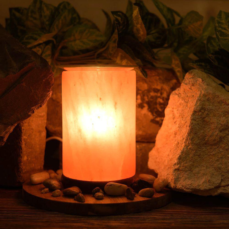 Aroma Accessories Himalayan Rock Salt Table Lamp Aroma Diffuser Essential Scented Oil Burner Light