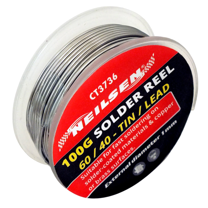 100g Solder Wire Reel 60/40 Tin Lead 1.0mm Diameter Electronics Soldering Wire