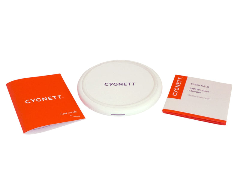 Cygnett Wireless Charger Cygnett Essentials 10W Wireless Charger | Phone Charging Pad | Supports Qi Devices