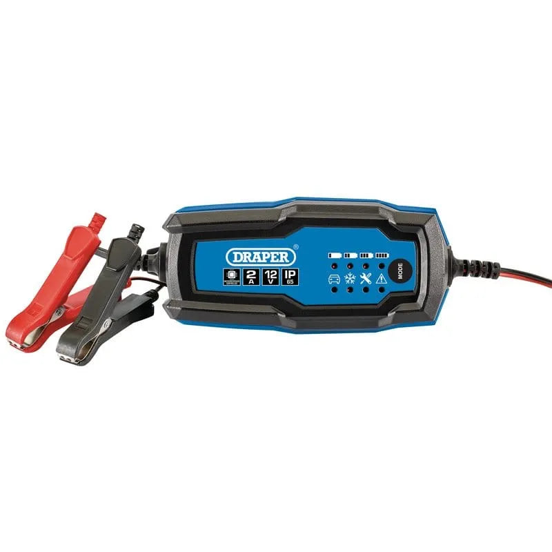 Draper Automatic smart charger Draper 53488 12V Smart Charger And Battery Maintainer, 2A Dr-53488