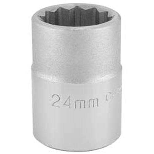 Draper Draper 12 Point Socket, 3/4" Sq. Dr., 24Mm Dr-16692