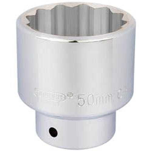 Draper Draper 12 Point Socket, 3/4" Sq. Dr., 50Mm Dr-16707