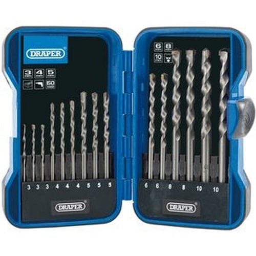 Draper Draper 18550 Masonry Drill Bit Set (15 Piece) Dr-18550