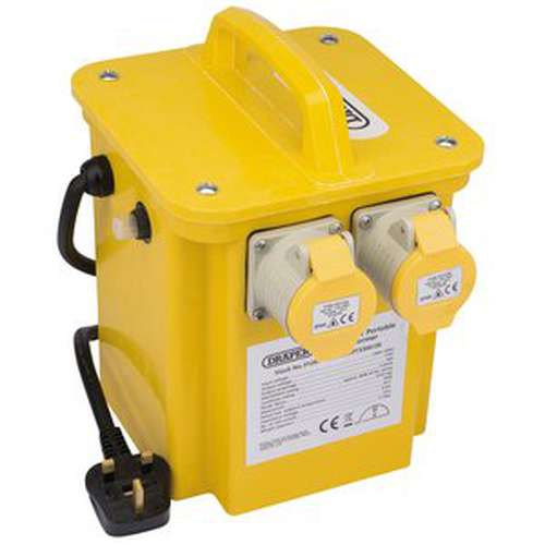 Draper Draper 230V To 110V Portable Site Transformer, 3.3Kva Dr-31264