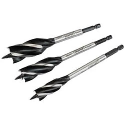 Draper Draper 4 Fluted Auger Bit Set, 165Mm (3 Piece) Dr-54634