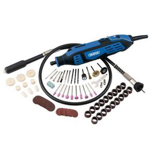 Draper Draper 58300 Rotary Multi-Tool Kit, 180W (111 Piece)