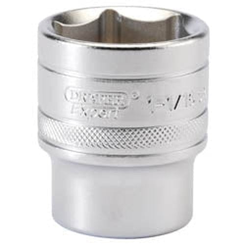 Draper Draper 6 Point Imperial Socket, 1/2" Sq. Dr., 1.1/16" Dr-16635