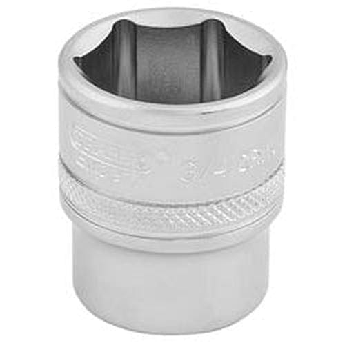 Draper Draper 6 Point Imperial Socket, 3/8" Sq. Dr., 3/4" Dr-16574