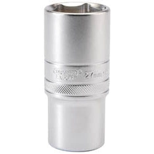 Draper Draper 6 Point Metric Deep Socket, 1/2" Sq. Dr., 27Mm Dr-16657