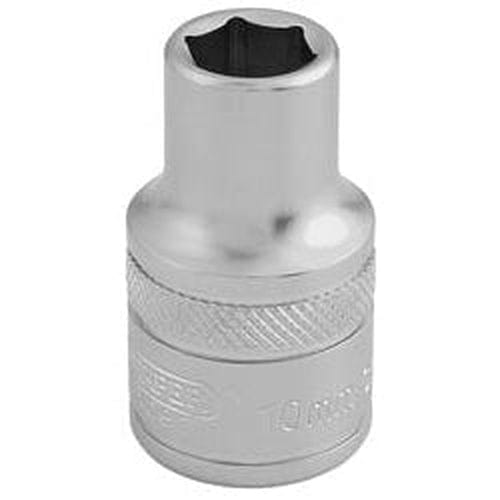 Draper Draper 6 Point Metric Socket, 1/2" Sq. Dr., 10Mm Dr-16598