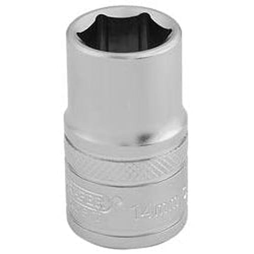 Draper Draper 6 Point Metric Socket, 1/2" Sq. Dr., 14Mm Dr-16604