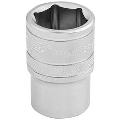 Draper Draper 6 Point Metric Socket, 1/2" Sq. Dr., 18Mm Dr-16608