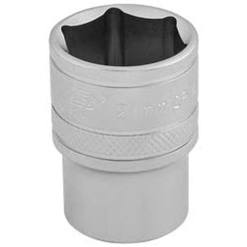 Draper Draper 6 Point Metric Socket, 1/2" Sq. Dr., 21Mm Dr-16612