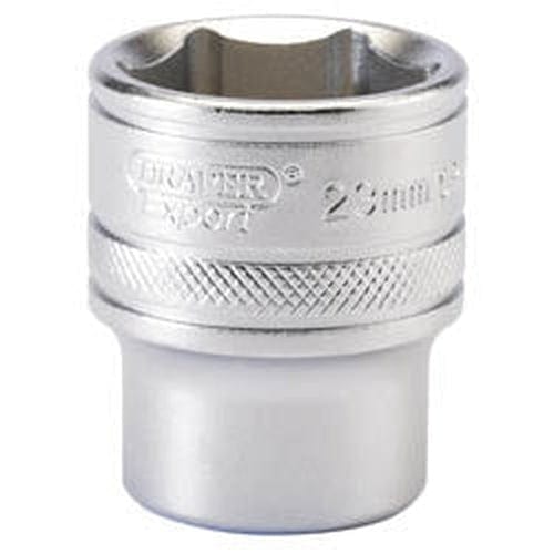 Draper Draper 6 Point Metric Socket, 1/2" Sq. Dr., 23Mm Dr-16614