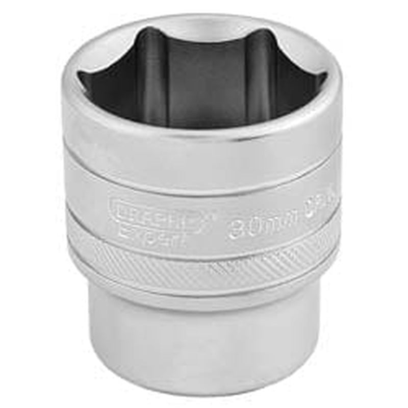 Draper Draper 6 Point Metric Socket, 1/2" Sq. Dr., 30Mm Dr-16620