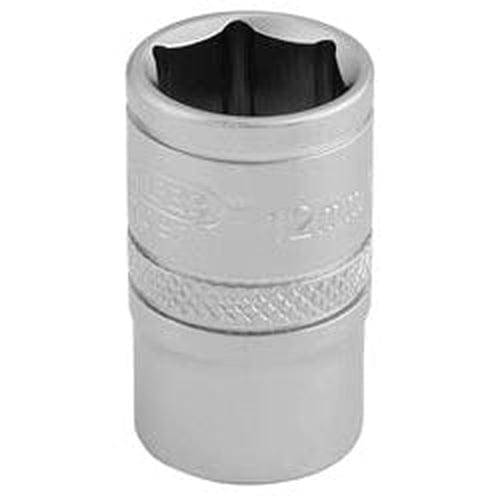 Draper Draper 6 Point Metric Socket, 3/8" Sq. Dr., 12Mm Dr-16537