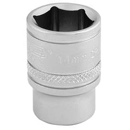 Draper Draper 6 Point Metric Socket, 3/8" Sq. Dr., 14Mm Dr-16540