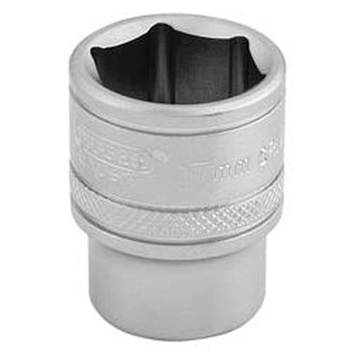 Draper Draper 6 Point Metric Socket, 3/8" Sq. Dr., 17Mm Dr-16543