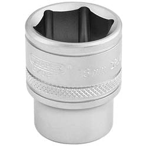 Draper Draper 6 Point Metric Socket, 3/8" Sq. Dr., 18Mm Dr-16544