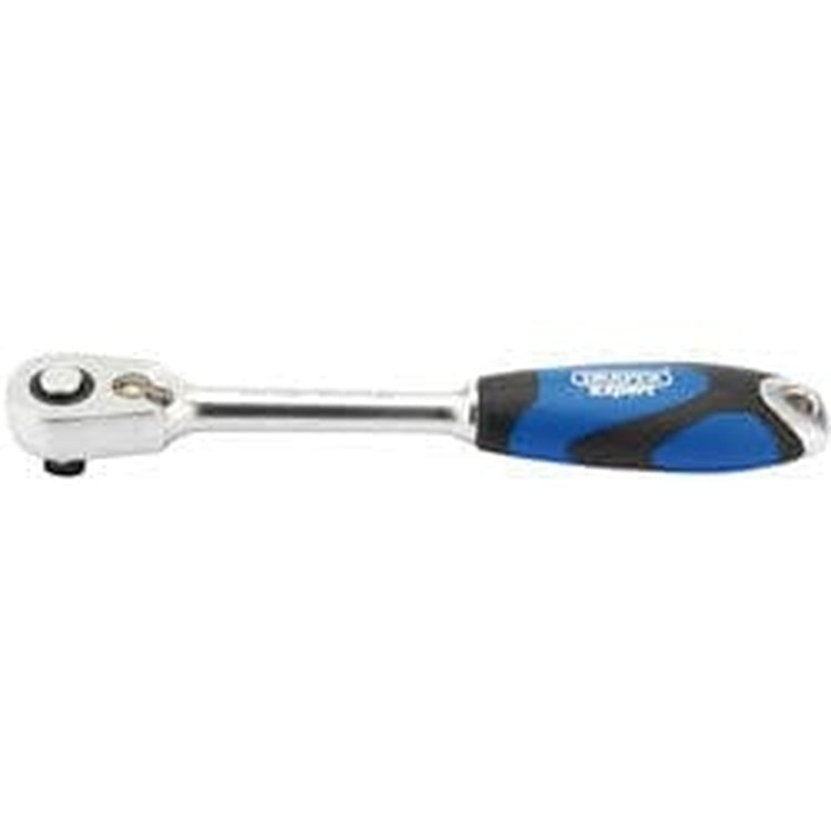 Draper Draper 60 Tooth Micro Head Reversible Soft Grip Ratchet, 3/8" Sq. Dr. Dr-26515