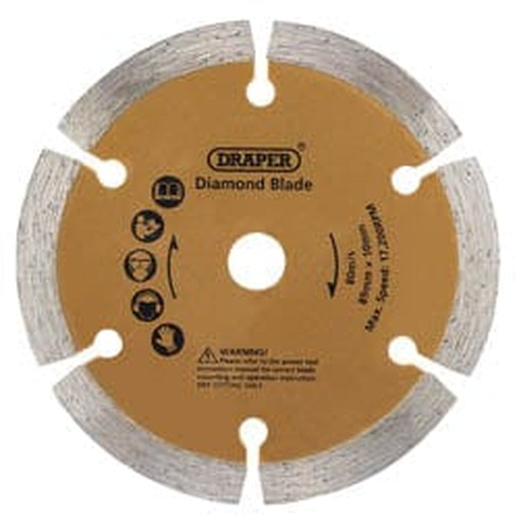 Draper Draper 89Mm Diamond Blade For Draper Storm Force Mini Plunge Saw Dr-25976